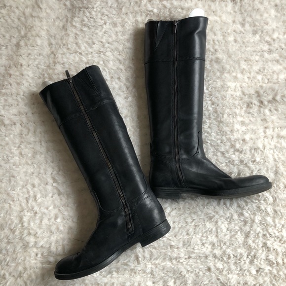 Enzo Angiolini Eaellerby Riding Boots. Excellent used condition. Black leather. - Picture 2 of 8